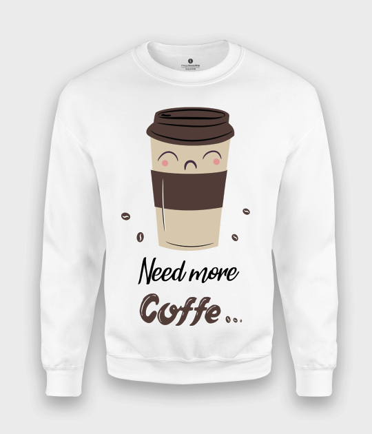 Bluza klasyczna Need more coffe