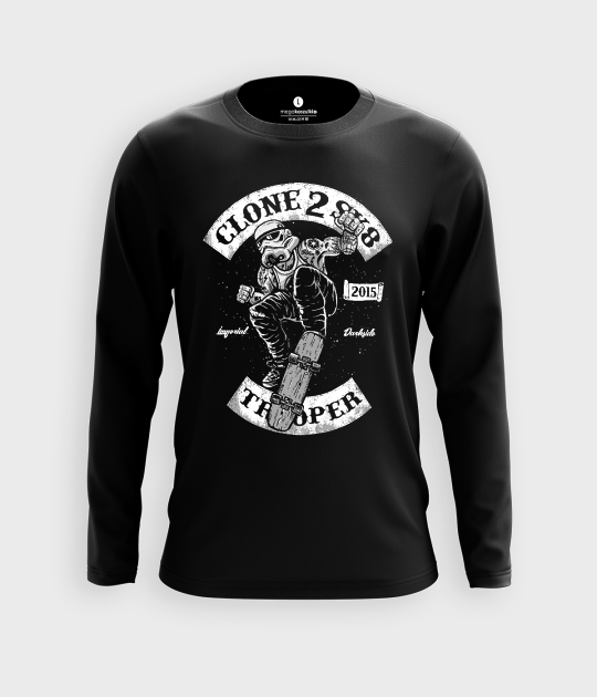 Koszulka męska z dł. rękawem Gwiezdne Wojny - Skating Stormtrooper