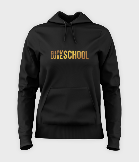Bluza damska z kapturem F Love School