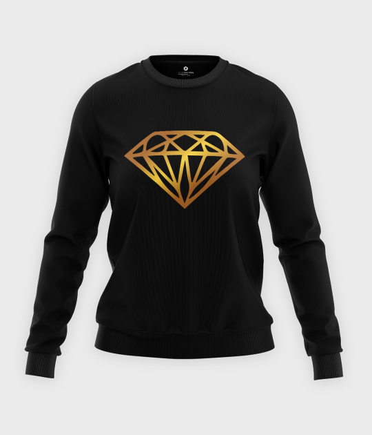 Bluza klasyczna damska Diamond Gold