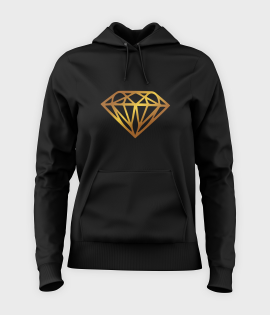 Bluza damska z kapturem Diamond Gold