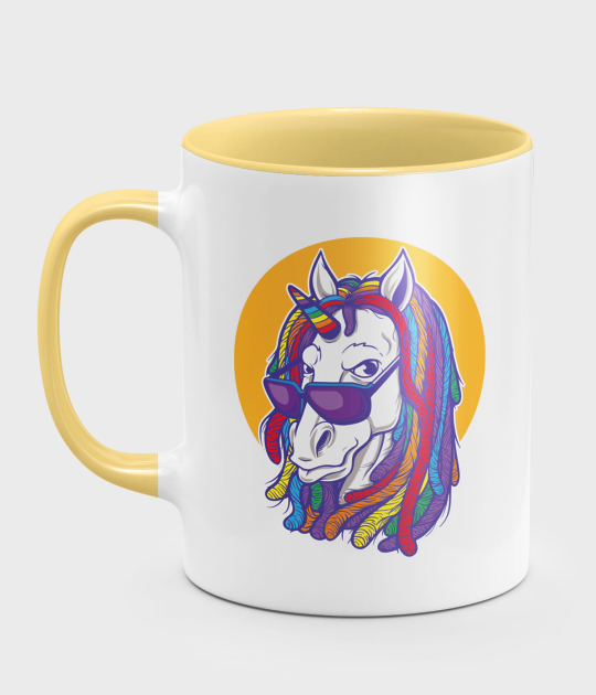 Kubek kolorowy Rainbow unicorn