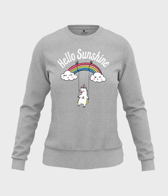 Bluza damska taliowana Hello Sunshine