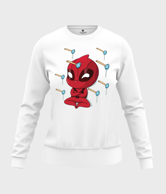 Bluza damska taliowana Cute Deadpool