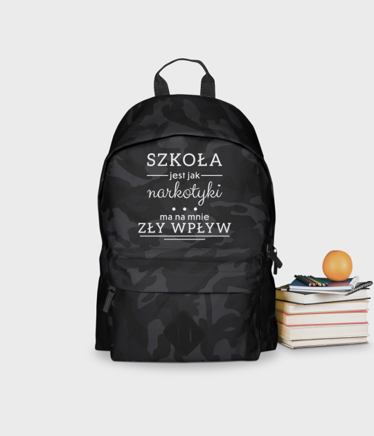 Plecak moro Szkoła - Narkotyki