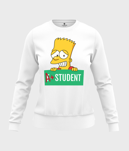 Bluza damska taliowana Bart Simpson
