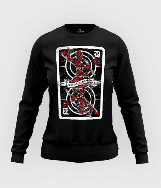 Bluza damska taliowana As Deadpool Chimichanga