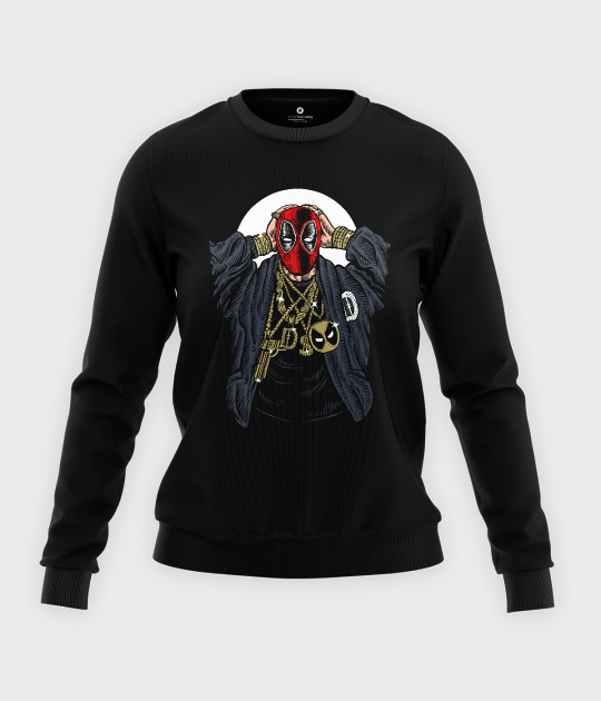 Bluza klasyczna damska Rapper Deadpool