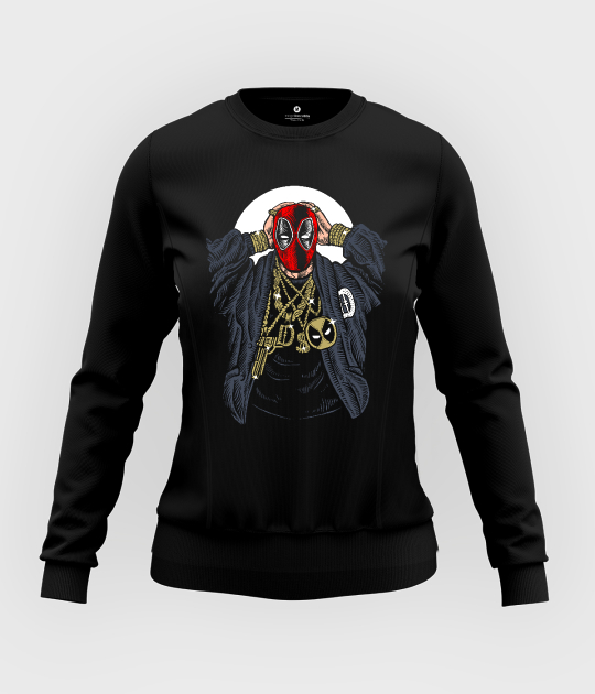 Bluza damska taliowana Rapper Deadpool