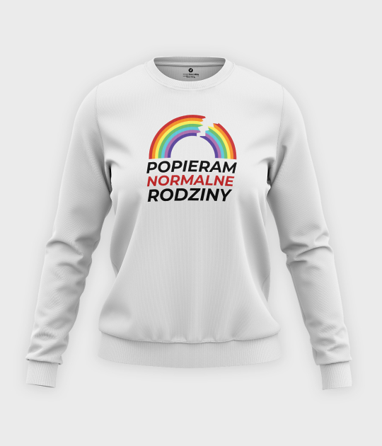 Bluza klasyczna damska Popieram Normalne Rodziny