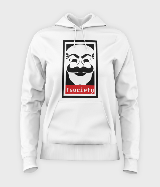 Bluza damska z kapturem Fsociety