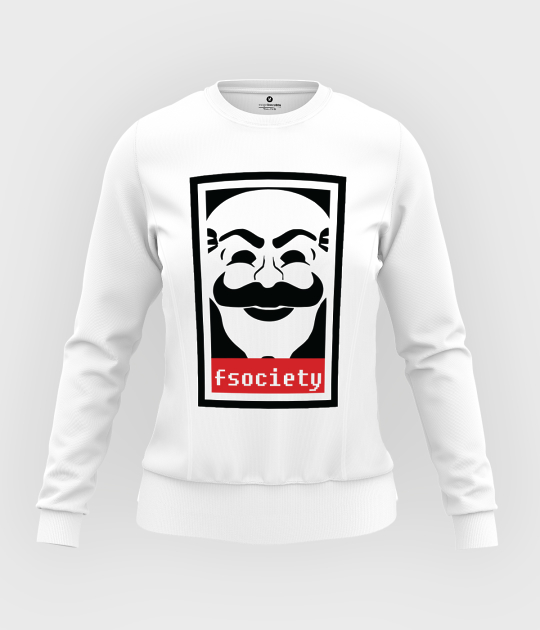 Bluza damska taliowana Fsociety
