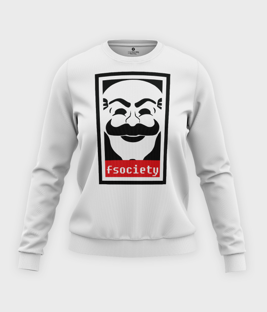Bluza klasyczna damska Fsociety