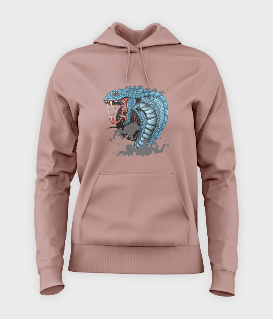 Bluza damska z kapturem Zły wąż