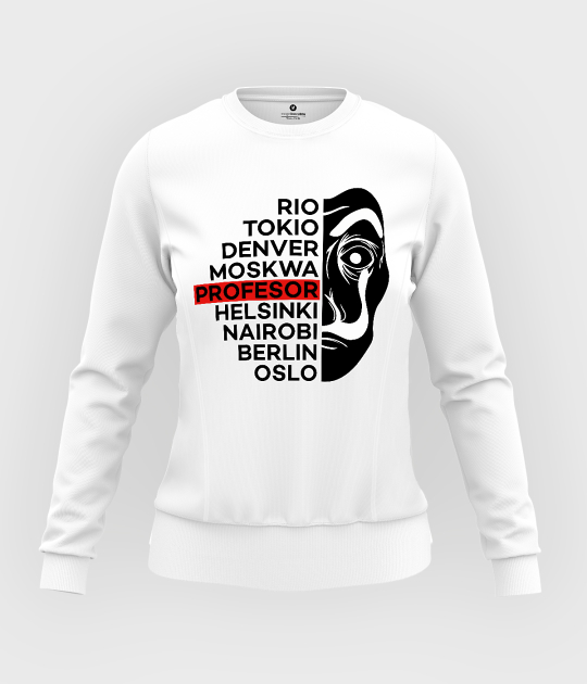 Bluza damska taliowana Dali z Miastami