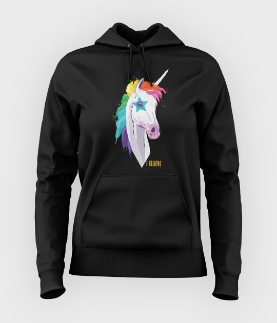 Bluza damska z kapturem I believe