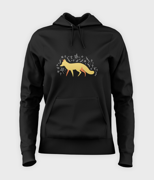 Bluza damska z kapturem Lisek