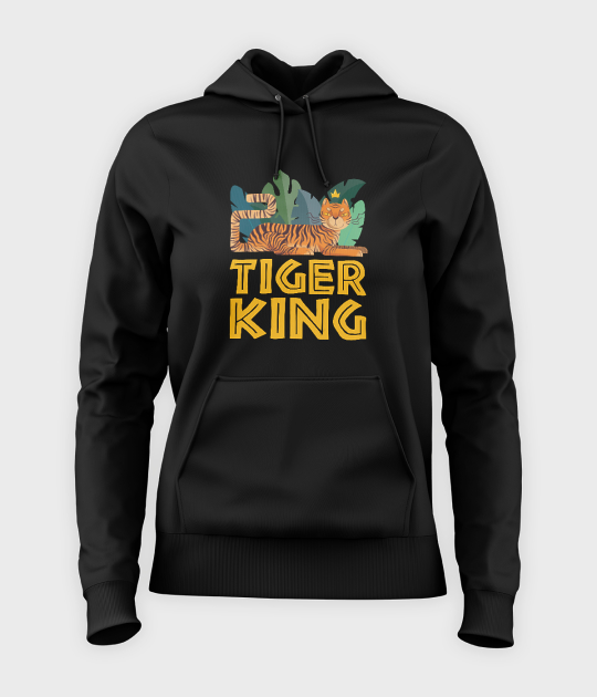 Bluza damska z kapturem Tiger King