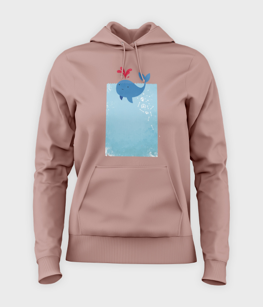 Bluza damska z kapturem Whale Blood
