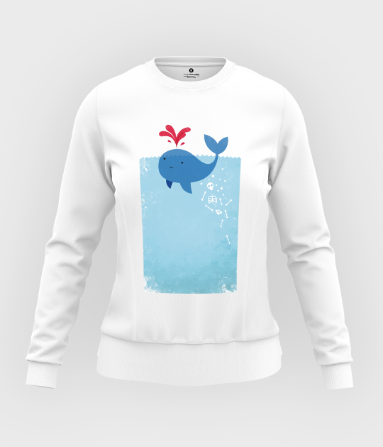 Bluza damska taliowana Whale Blood