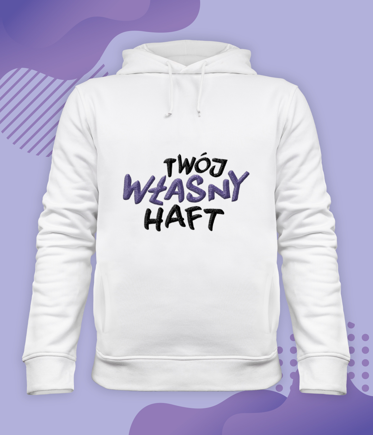 Bluza damska organic z własnym haftem