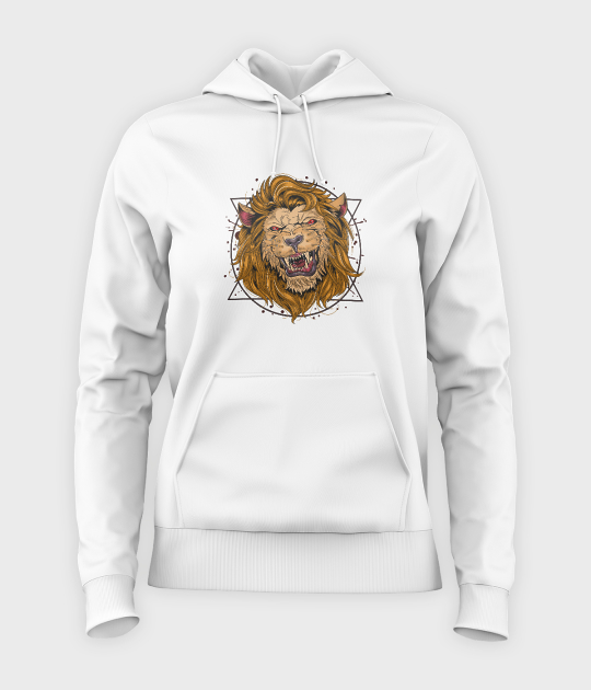 Bluza damska z kapturem Lew