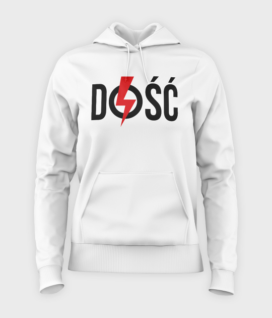 Bluza damska z kapturem Dość
