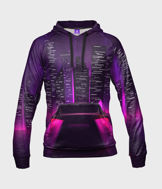 Bluza damska fullprint z kapturem Future