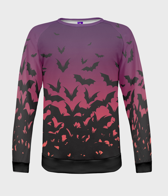 Bluza damska fullprint Bat Swarm