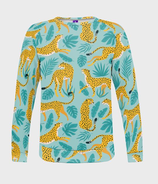 Bluza damska fullprint Gepardy