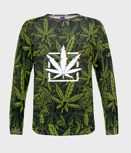 Bluza damska fullprint Marijuana