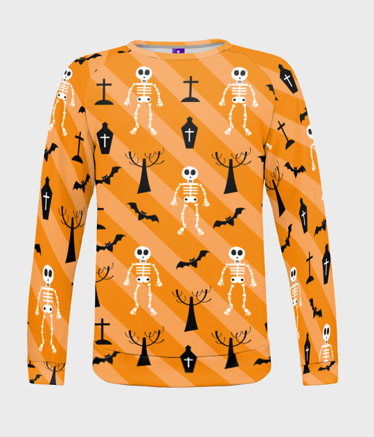 Bluza damska fullprint Skeletons