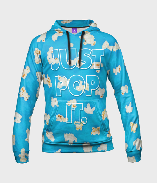Bluza damska fullprint z kapturem Just Pop It