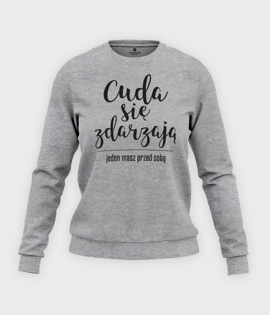 Bluza klasyczna damska Cuda się zdarzają